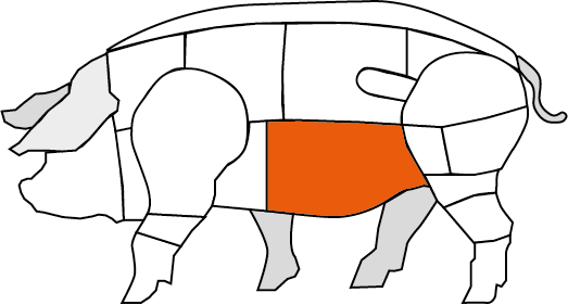 Bauchfleisch vom Schwäbisch Hällischen Landschwein