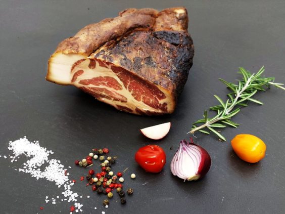 Bio Schopfspeck vom Schwäbisch Hällischen Landschwein