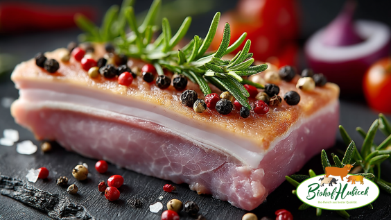 Bio Karree mit Schwarte  vom Schwäbisch Hällischen Landschwein