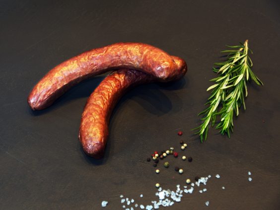 Bio Chili Bratwürstel vom Highland Beef