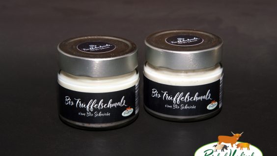 Bio Trüffelschmalz im Glas