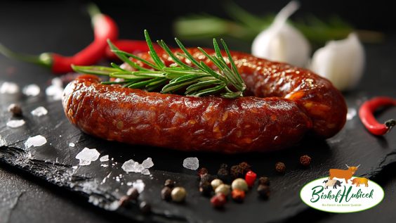 Bio Chili Bratwürstel vom Highland Beef