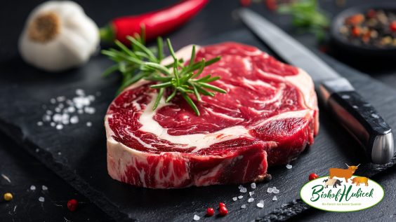 Bio Ribeyesteak vom Highland Beef