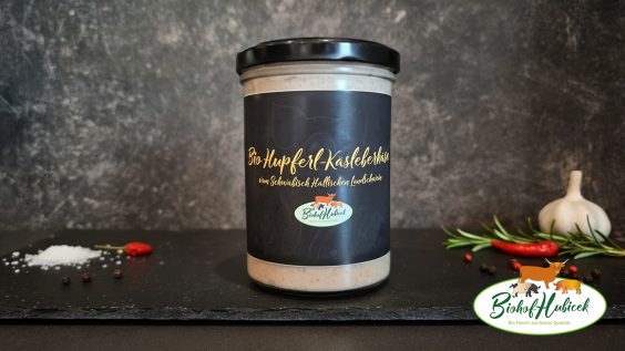 Bio Käse-Leberkäse im Glas