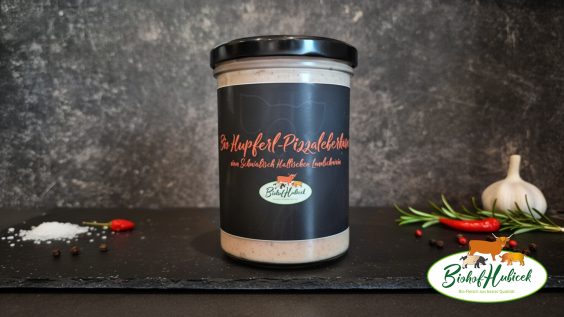 Bio Pizza-Leberkäse im Glas