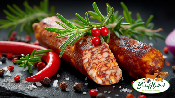Bio Hauswürstel Chili vom Schwäbisch Hällischen Landschwein