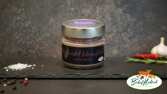 Bio Zwiebel-Leberaufstrich im Glas